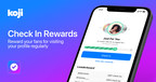 Creator Economy Platform Koji Announces "Check In Rewards" App