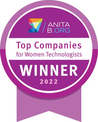 Nonprofit social enterprise AnitaB.org has again named ADP the 2022 Top Companies for Women Technologists Winner in the Large Technical Workforce category.