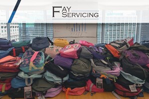 Fay Servicing Donates Supply-Filled Backpacks For Salvation Army Back-to-School Efforts