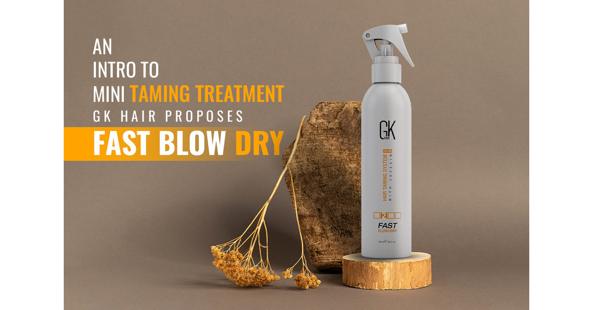 An Intro to Mini Taming Treatment GK Hair Proposes Fast Blow Dry