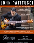 Jimmy's Jazz and Blues Club Features 4x-GRAMMY® Award-Winner &amp; 20x-GRAMMY® Award Nominated Bassist &amp; Composer JOHN PATITUCCI on Thursday October 13 at 7:30 P.M.