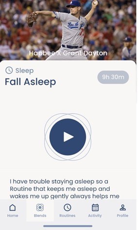 Recovery Sleep by Grant (CNW Group/Hapbee Technologies Inc.)