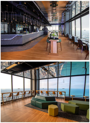 Magnicity, the global operator and creator of experiential attractions high above notable cities, has opened CloudBar over 1,000 feet above The Magnificent Mile at 360 CHICAGO. Located in the former John Hancock Center, the new concept bar reimagines how tourist destinations feature hyper-local artisans and food and beverage partnerships to magnify a city’s authentic best. Photo credit: CloudBar Chicago