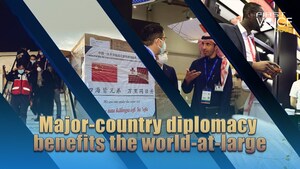 CGTN: diplomacia entre grandes países beneficia o mundo em geral