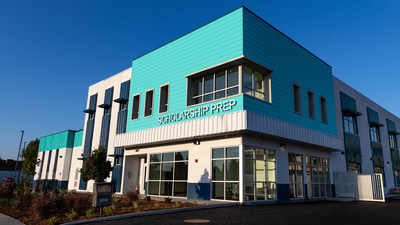 The 19,000-square-foot facility offers bright and spacious classrooms and is Scholarship Prep's first ground-up build.