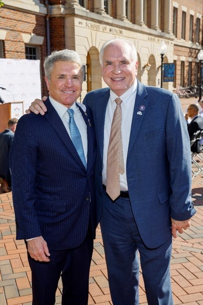 (left to right) U.S. Representative Michael McCaul (TX-10), founder and co-chair, Congressional Childhood Cancer Caucus, and U.S. Representative Mike Kelly (PA-16), co-chair, Congressional Childhood Cancer Caucus in Washington D.C., on September 20, 2022