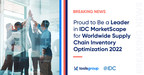 ToolsGroup Named a Leader in IDC MarketScape for Worldwide Supply Chain Inventory Optimization 2022