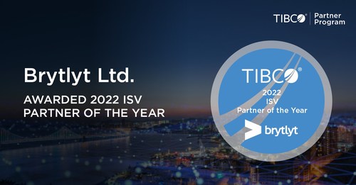 Brytlyt Wins the TIBCO ISV Partner of the Year Award for Accelerating BI