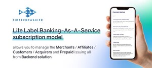 FintechCashier staat op het punt een nieuw bankbusinessmodel "Lite Label" Banking-As-A-Service te lanceren