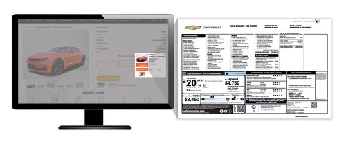 Only with Rapid Recon®, accurate OEM MSRP Window Stickers Pull from within Recon Connect to inventory tools.. w Stickers powered by iPacket for Rapid Recon users through its Recon Connect™ interface with dealers' inventory tools.