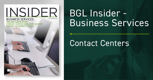 According to an industry report by Brown Gibbons Lang & Company's Business Services Investment Banking Group, contact centers have been forced to become more agile in response to the COVID-19 pandemic, with tightening deadlines for technology adoption, remote work and omnichannel customer interactions.  (BGL)