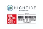High Tide Ranks 21st Out of 430 In Globe and Mail's Annual...