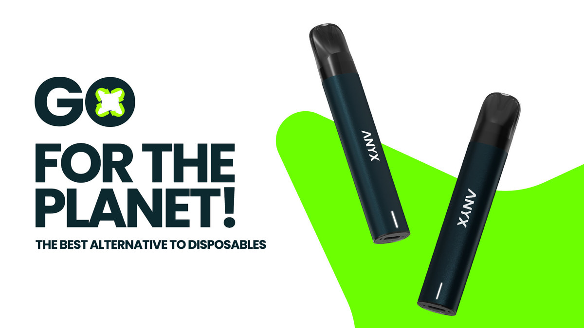 The end of disposable? - ANYX Launches its new sustainable vape 