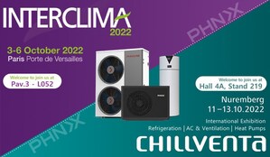 PHNIX wird mit seinen neuesten Wärmepumpen-Innovationen an der Interclima und Chillventa Expo 2022 teilnehmen