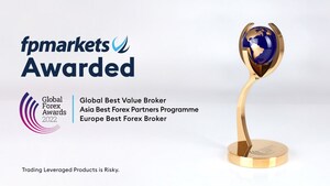 FP Markets schafft den Hattrick bei den „Global Forex Awards 2022"