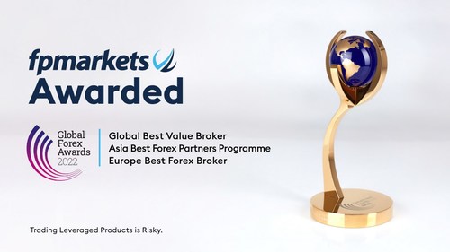 FP Markets scoops a hat-trick of awards at the 2022 Global Forex Awards