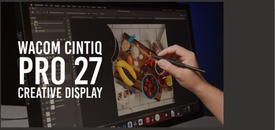 Wacom Cintiq Pro 27 Creative Display
First Paragraph: Wacom takes your professional graphics workflow to a new space with the launch of the Cintiq Pro 27 Creative Pen and Touch Display.