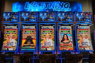 Aristocrat Gaming'stm Lightning Dollar Linktm was recently installed in Pechanga Resort Casino's high limit gaming area. Pechanga is one of the first casinos in the United States where players can try their hand at the new game.