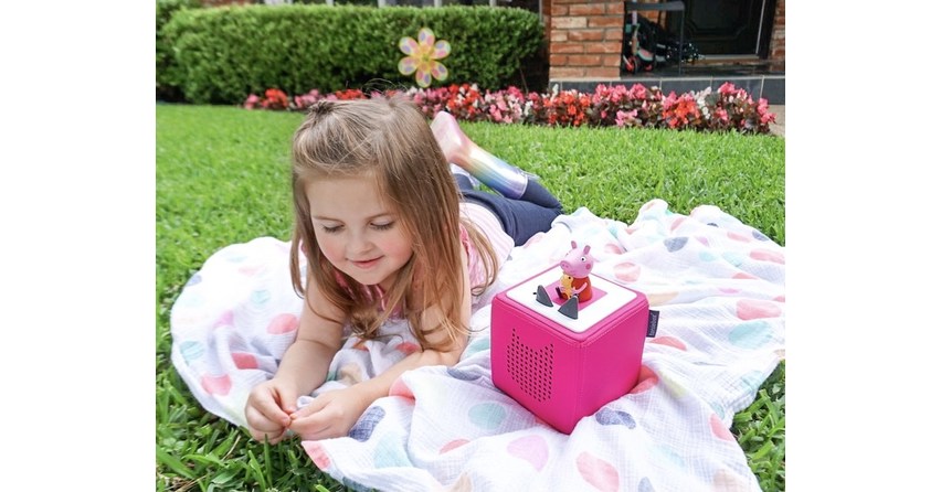 Jump Start Your tonies Adventures with Pink Toniebox and Peppa Pig Tonie  Set Available Exclusively at Target