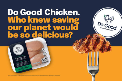 Bringing better solutions to climate-conscious consumers, Do Good Chicken™ is the first national chicken brand that upcycles healthy food surplus that would otherwise go to landfills