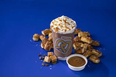 Starting September 26, Auntie Anne’s fans can get the perfect combination of sweet and salty with the new Salted Caramel Chocolate Frost and take their crave to new heights with the “Make It a Trio” combo
