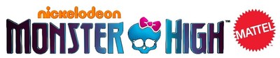 Monster High Series Nickelodeon and Mattel Logo