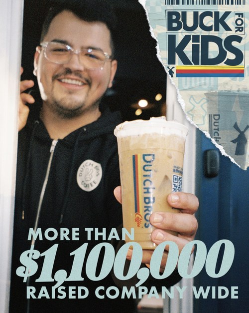 Dutch Bros Coffee heeft ruim $1,1 miljoen opgehaald voor lokale jongerenorganisaties