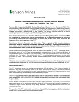 Denison Completes Commissioning of Lixiviant Injection Modules for Phoenix ISR Feasibility Field Test (CNW Group/Denison Mines Corp.)