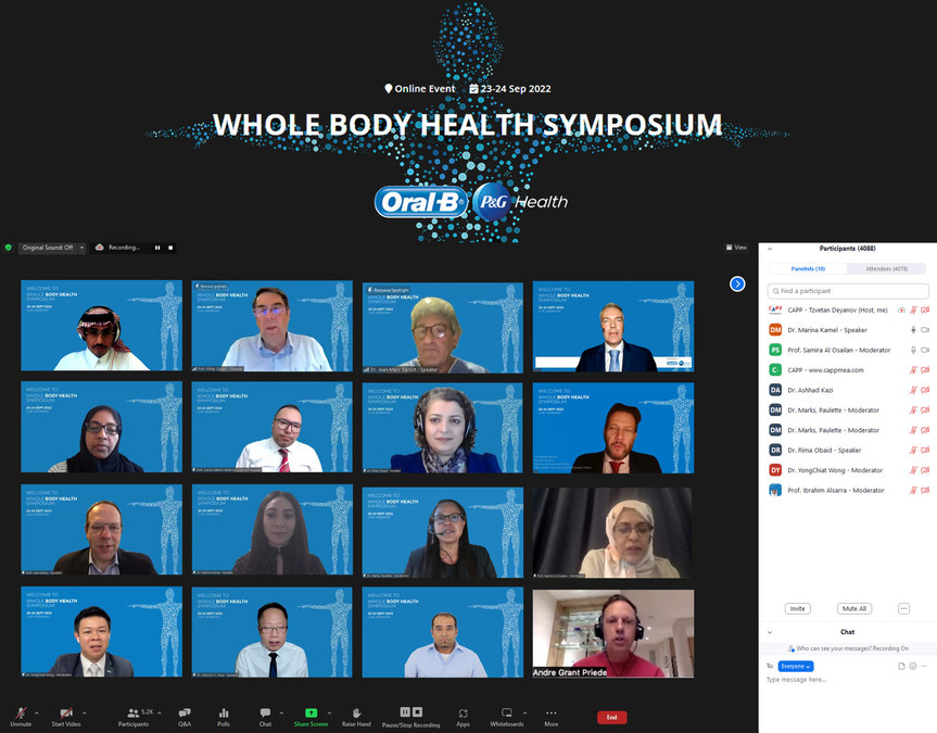 P&G Health Bolsters Commitment to "Total Body Health" at the 1st Middle East Whole Body Health Symposium' 2022 - Vimarsana News
