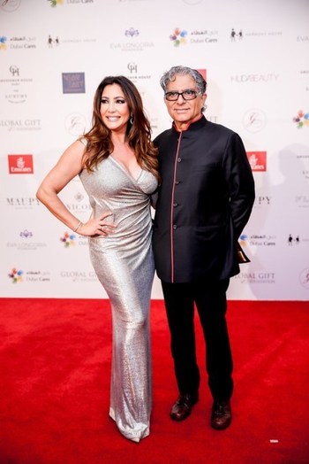 Maria Bravo and Deepak Chopra (PRNewsfoto/Utopia,Seva.Love)