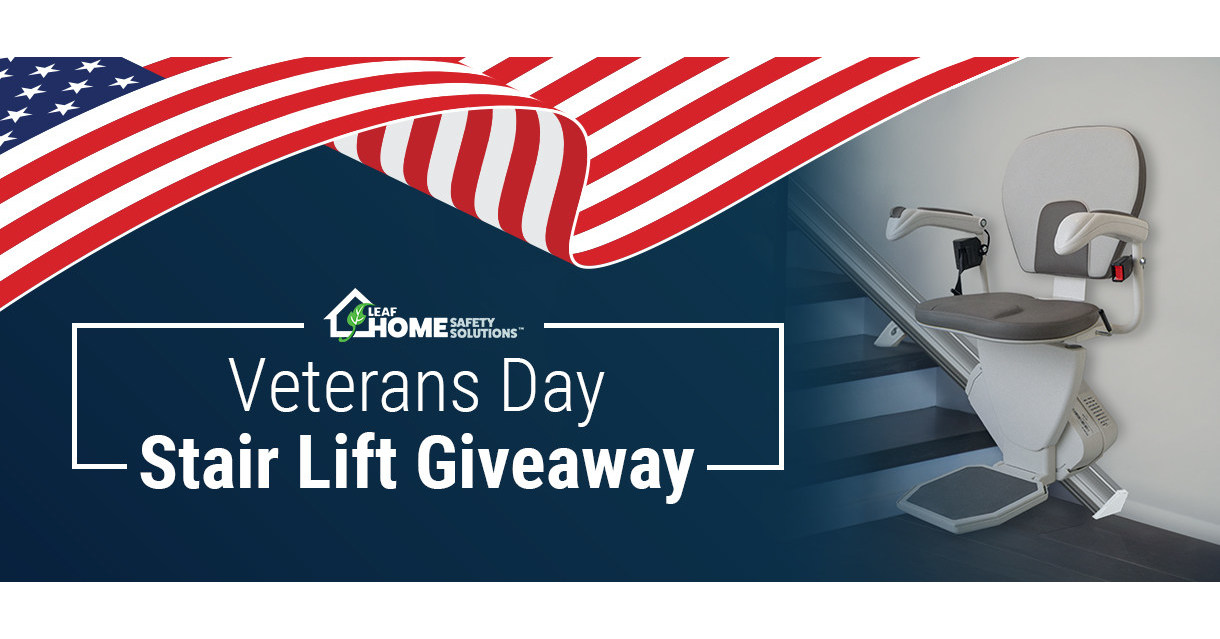 Leaf Home™ to Award Veterans Across the U.S. with Stair Lift Through