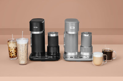 The new Mr. Coffee® Latte, Iced and Hot Coffee Maker
