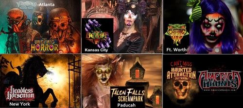 The Can’t Miss 2022 Haunted Attractions named by America Haunts: 1. NETHERWORLD – Atlanta; 2. Beast – Kansas City; 3. Cutting Edge – Ft. Worth; 4. Headless Horseman – New York; 5. Talon Falls SCREAMPARK - Paducah