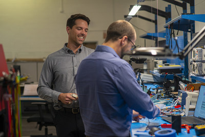 Electrical engineers collaborate on systems design at RapidFlight, a Manassas, Virginia based unmanned aircraft systems provider. Image courtesy of RapidFlight, LLC.