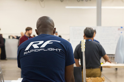 Team members collaborate at RapidFlight, a Manassas, Virginia based unmanned aircraft systems provider. Image courtesy of RapidFlight, LLC.