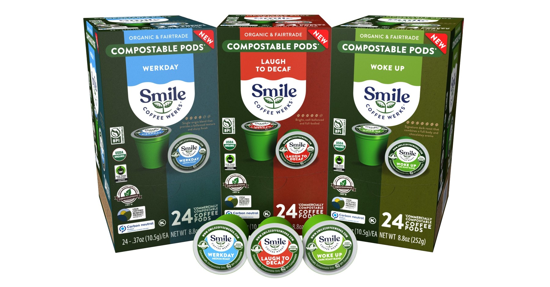Smile Coffee Werks&reg; Enhances Sustainability with Fair Trade and USDA Organic Certifications