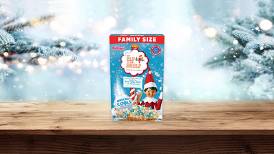 For a limited time, bring the magic of the North Pole to the breakfast table with new Kellogg’s® The Elf on the Shelf® North Pole Snow Creme Cereal.