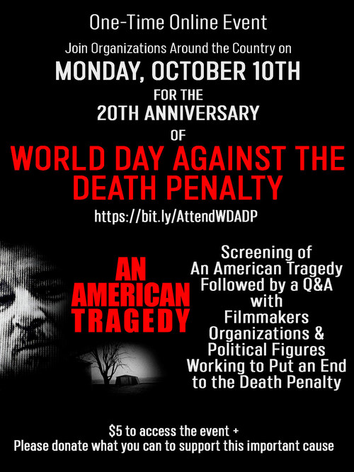 World Day Against the Death Penalty Online Event