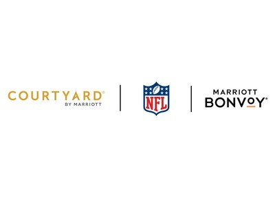 Courtyard by Marriott and Marriott Bonvoy, official sponsors of the NFL.