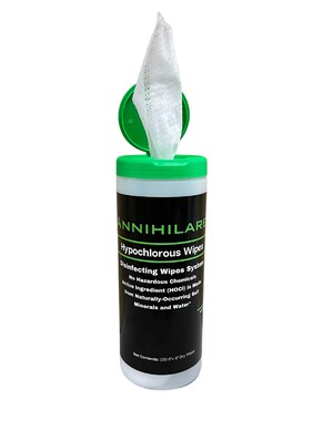 Annihilare Announces Patent Filed for Hypochlorous Disinfecting Wipes