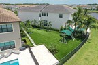 Lush Artificial Grass Transforms Waterfront Florida Home
