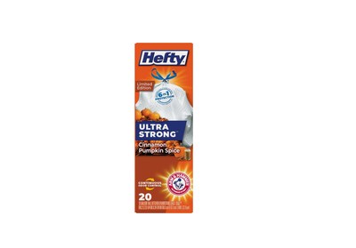Hefty® unveils NEW limited-edition Cinnamon Pumpkin Spice Ultra Strong™ Trash Bags just in time for National Pumpkin Spice Day