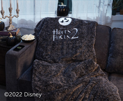 The Lovesac and Hocus Pocus 2 integration brings high definition cinematic experiences to the comfort of our customers' homes.