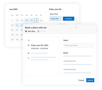 Make your meetings more actionable with purpose-based scheduling pages.