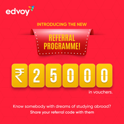 Edvoy launches â€˜Refer a friend' programme as thank you to student advocates