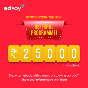 Edvoy launches 'Refer a friend' programme as thank you to student advocates