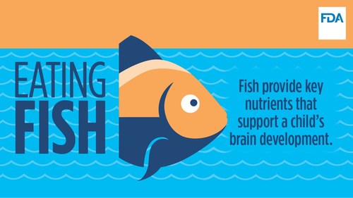 Fish provide key nutrients that support a child's brain development.