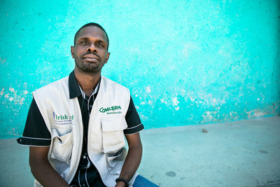 Concern staff in Haiti. Photo: Kieran McConville / Concern Worldwide