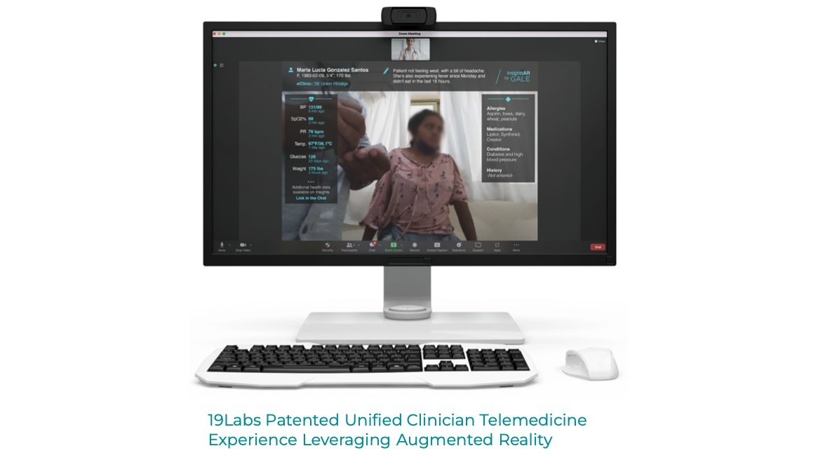 19Labs announces GALE Augmented Reality: Transforming the Clinician Telemedicine Experience - Vimarsana News