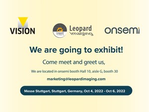 Leopard Imaging to Showcase at VISION in Stuttgart with 2D and 3D Depth Cameras Empowered by onsemi